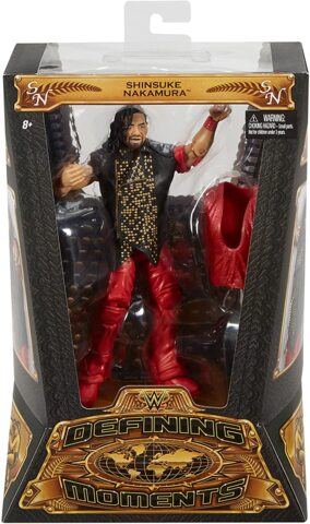 WWE hotsell signed shinsuke nakamura defining moments figure